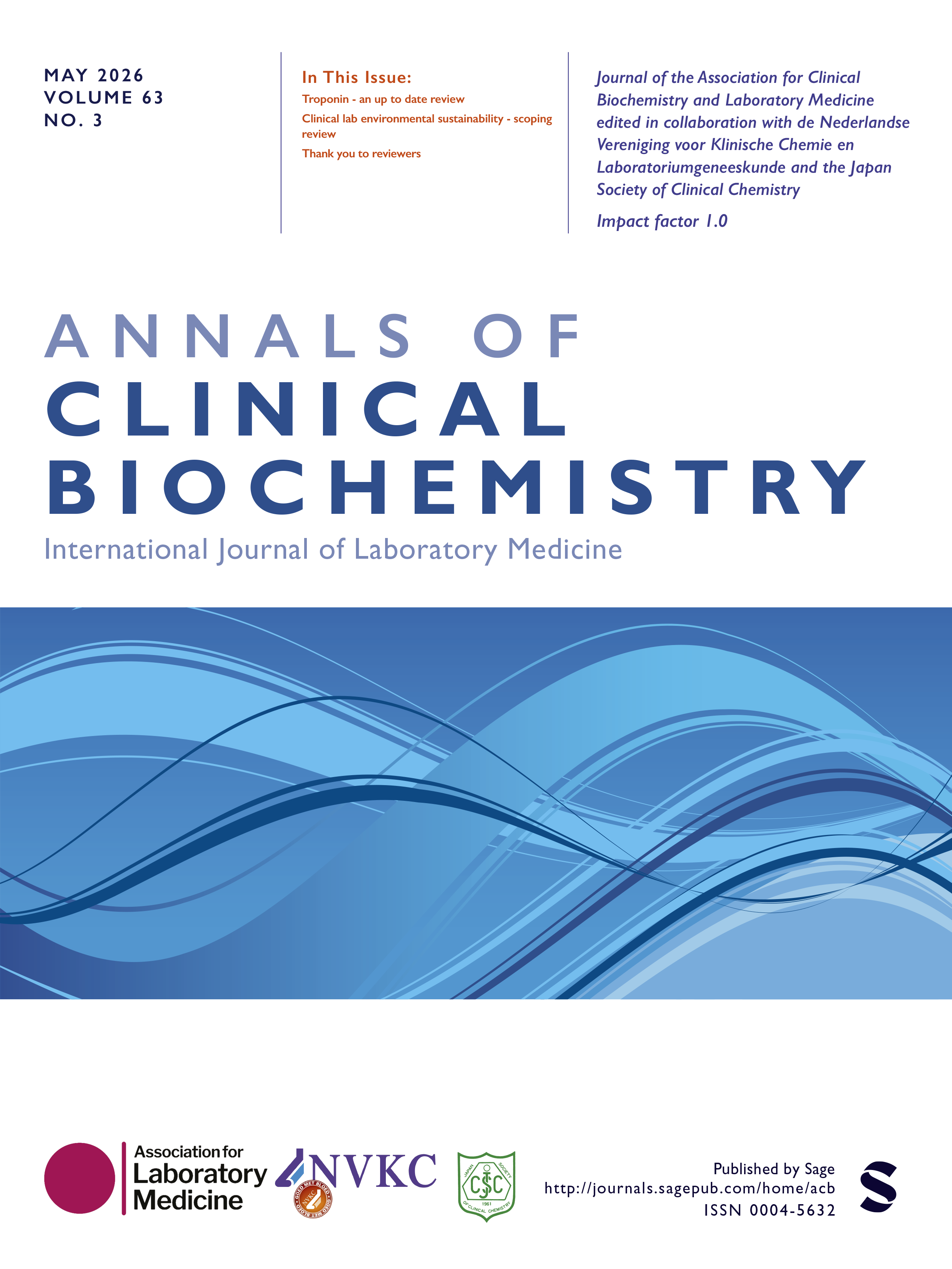 Annals of Clinical Biochemistry: International Journal of Laboratory Medicine journal cover