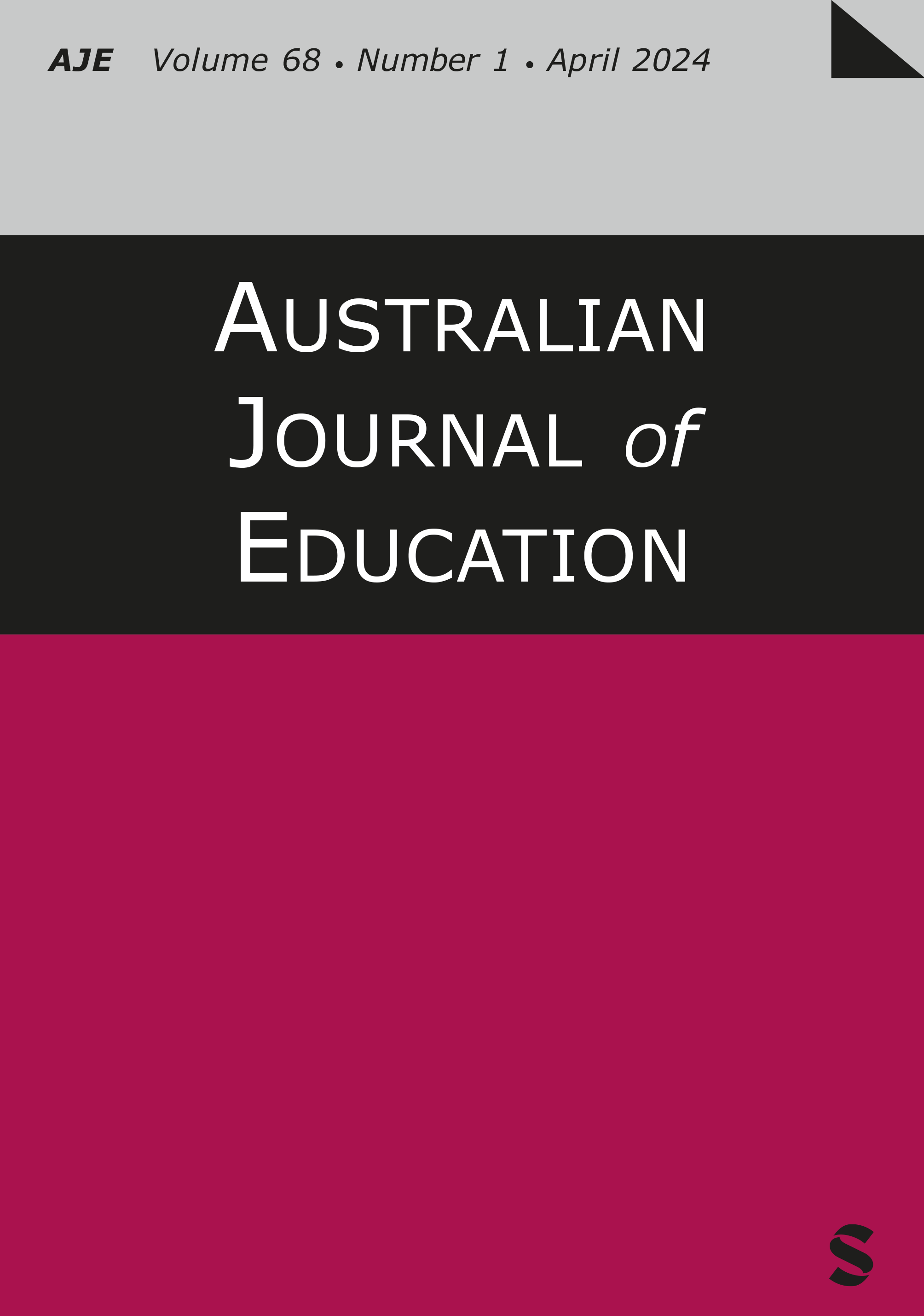 Australian Journal of Education journal cover