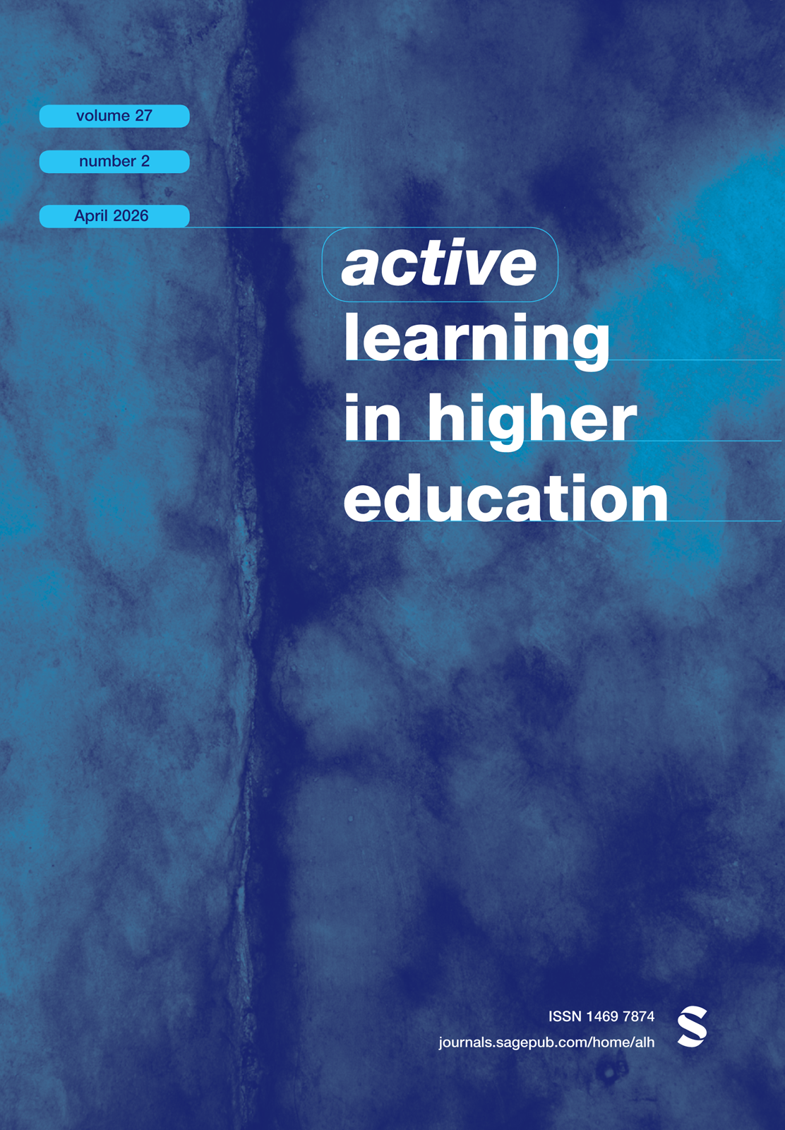 Active Learning in Higher Education journal cover