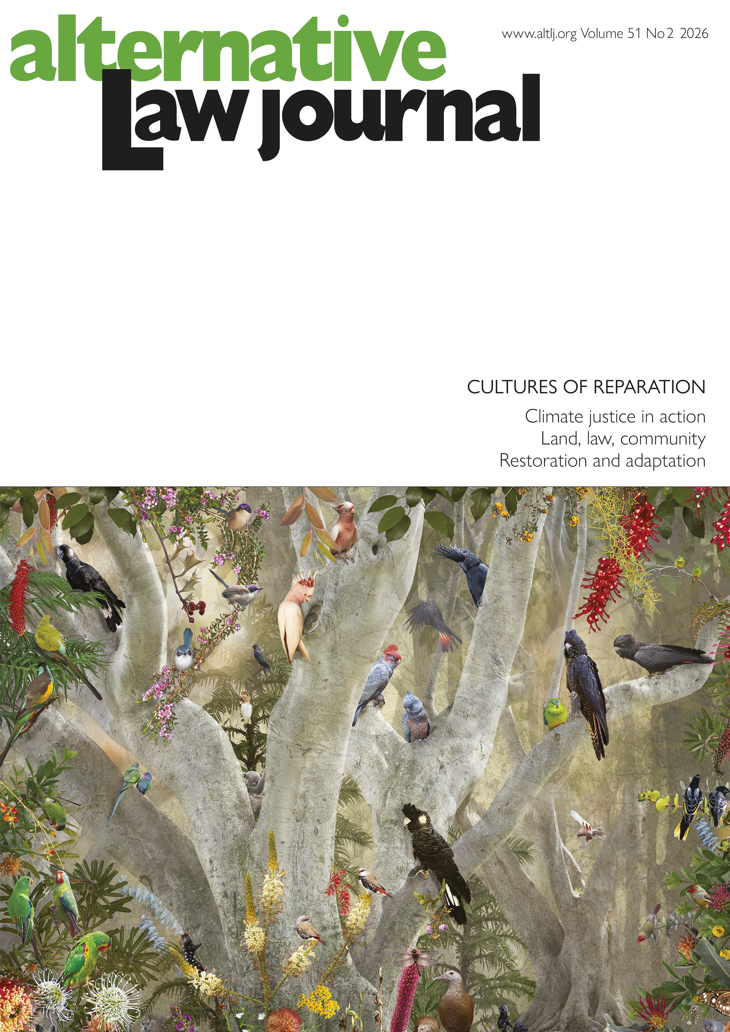 Alternative Law Journal journal cover