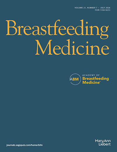 Breastfeeding Medicine journal cover