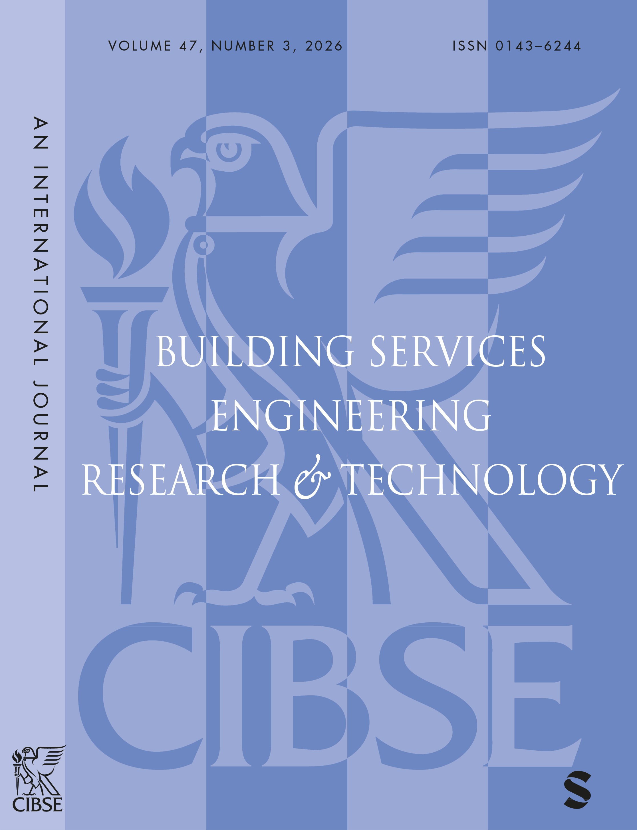 Building Services Engineering Research & Technology journal cover