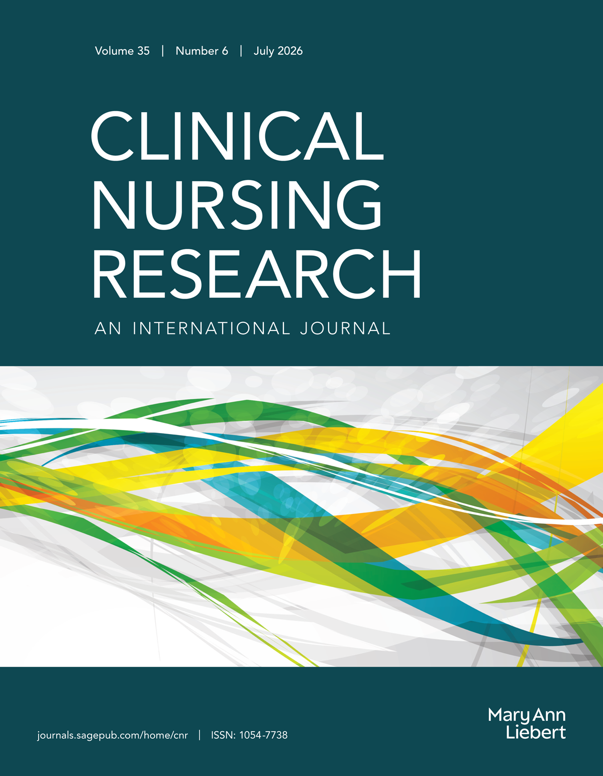 Clinical Nursing Research journal cover