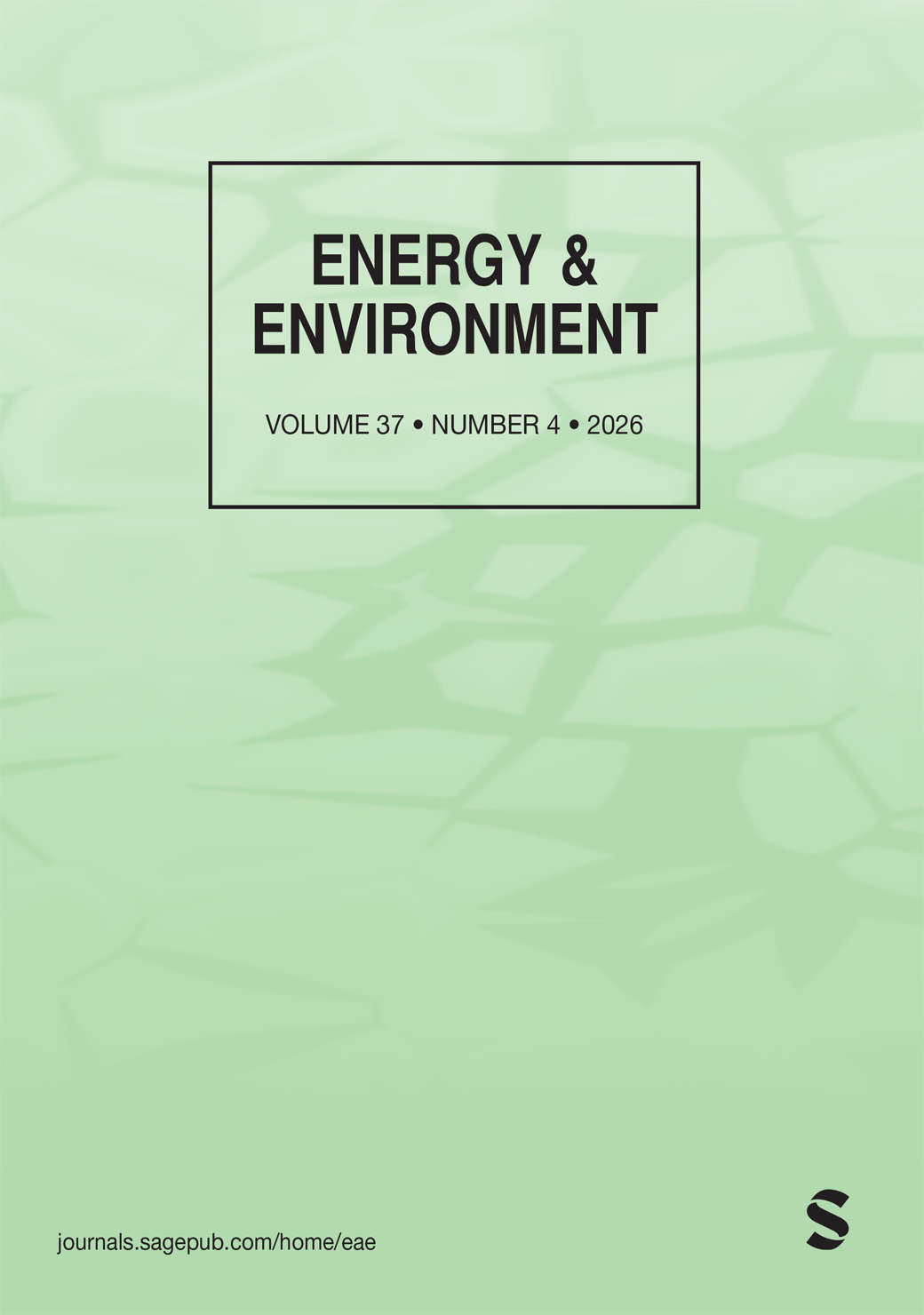 Energy & Environment journal cover