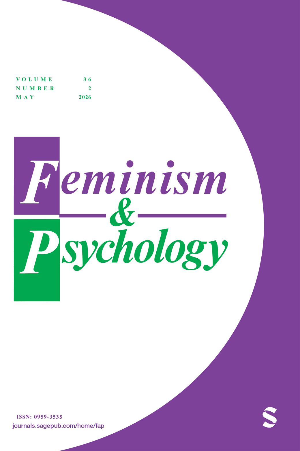 Feminism & Psychology journal cover