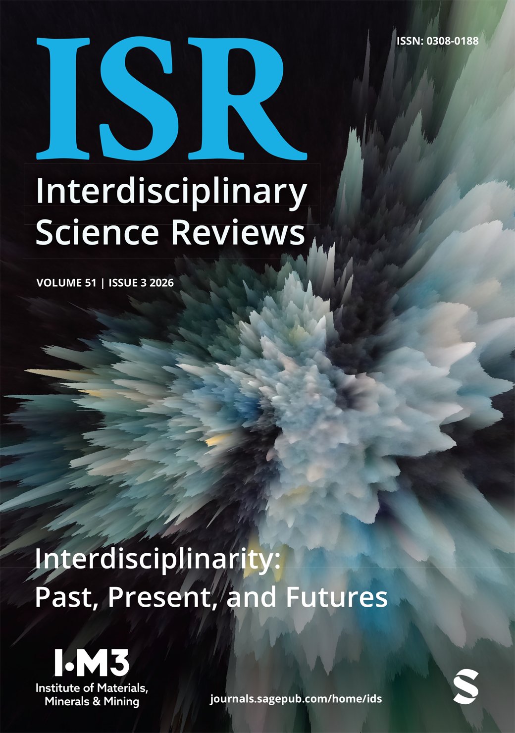 Interdisciplinary Science Reviews journal cover