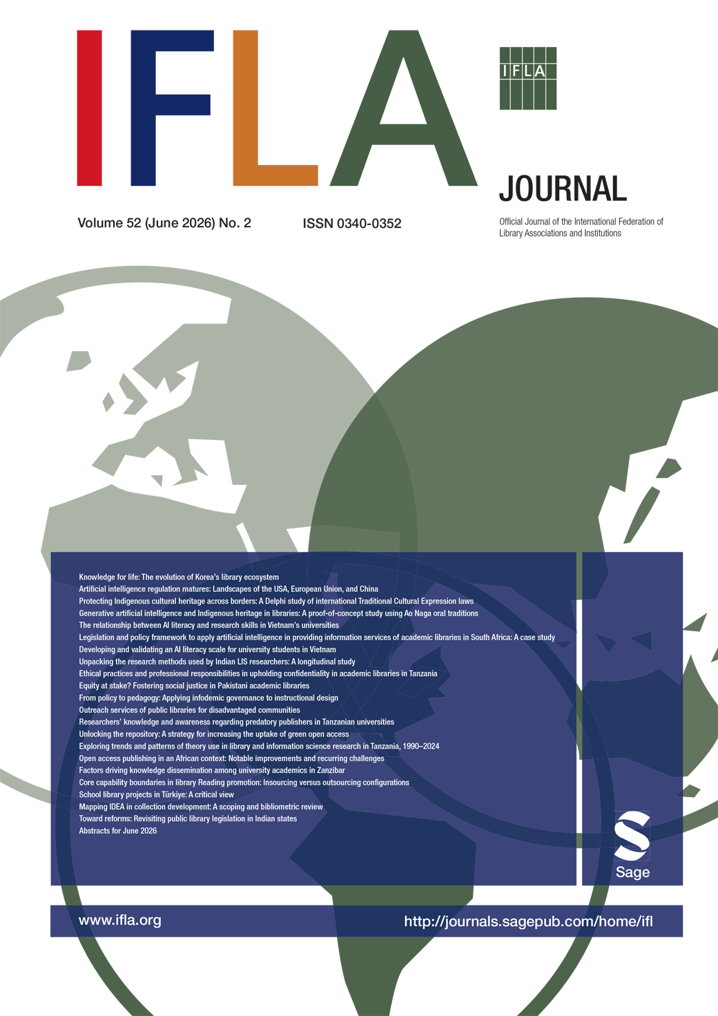 IFLA Journal journal cover