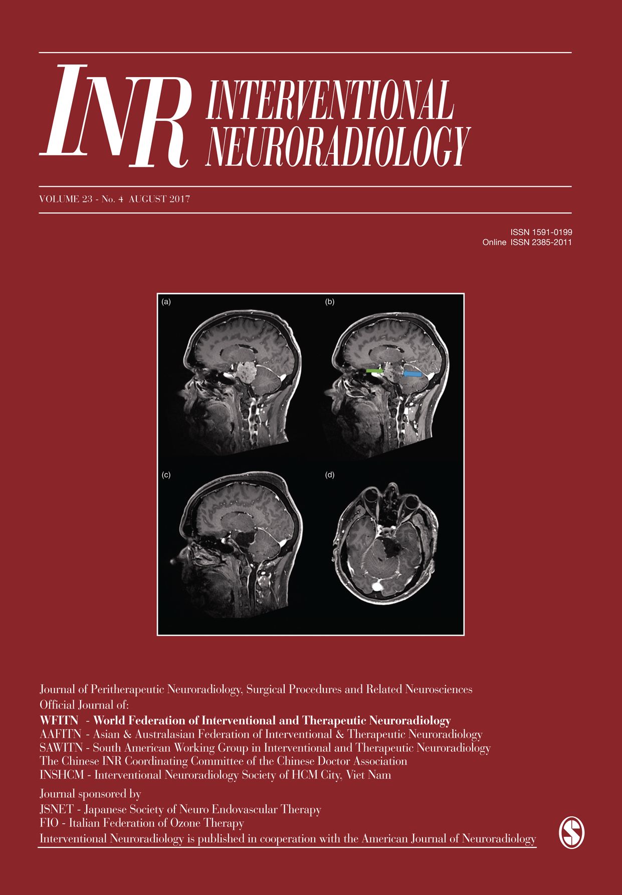 Interventional Neuroradiology journal cover