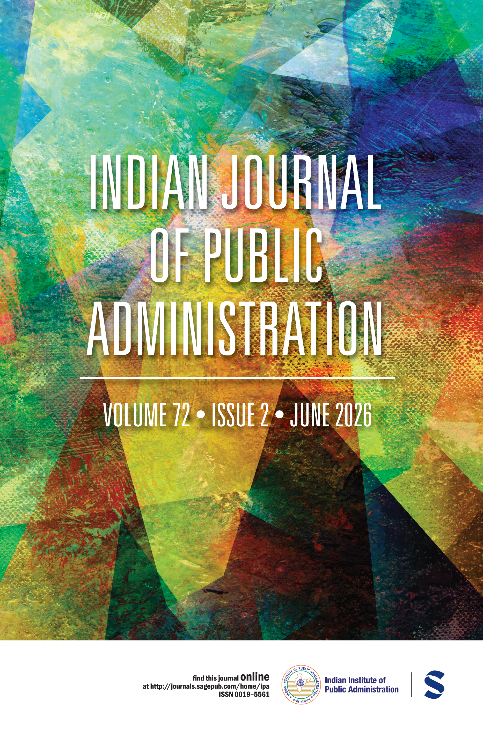 Indian Journal of Public Administration journal cover
