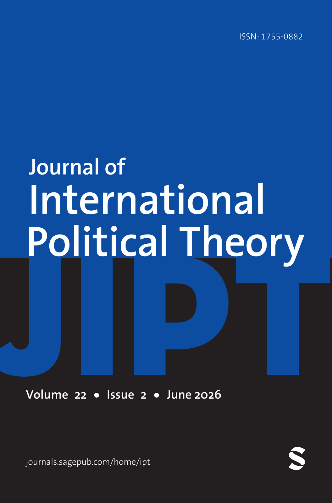 Journal of International Political Theory journal cover