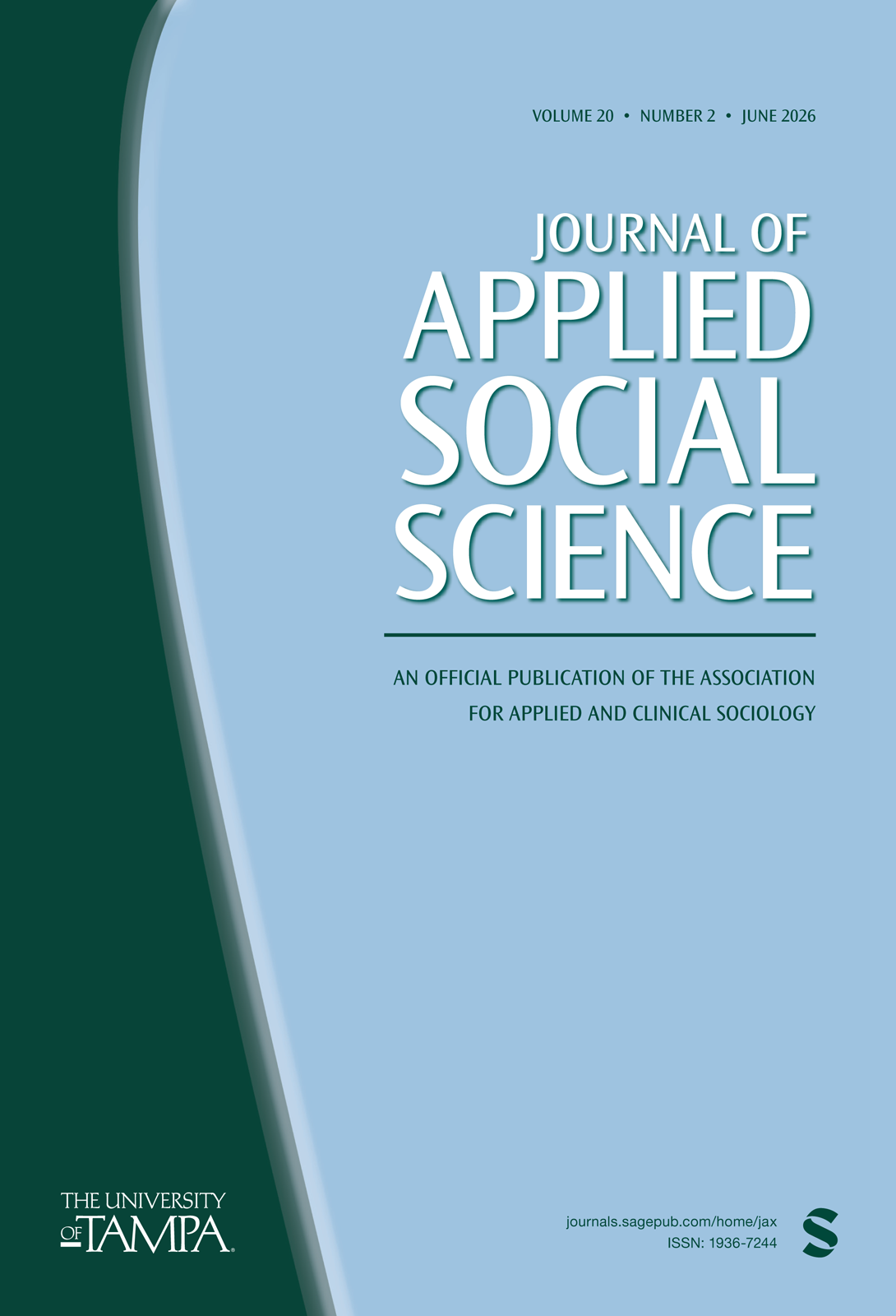 Journal of Applied Social Science journal cover