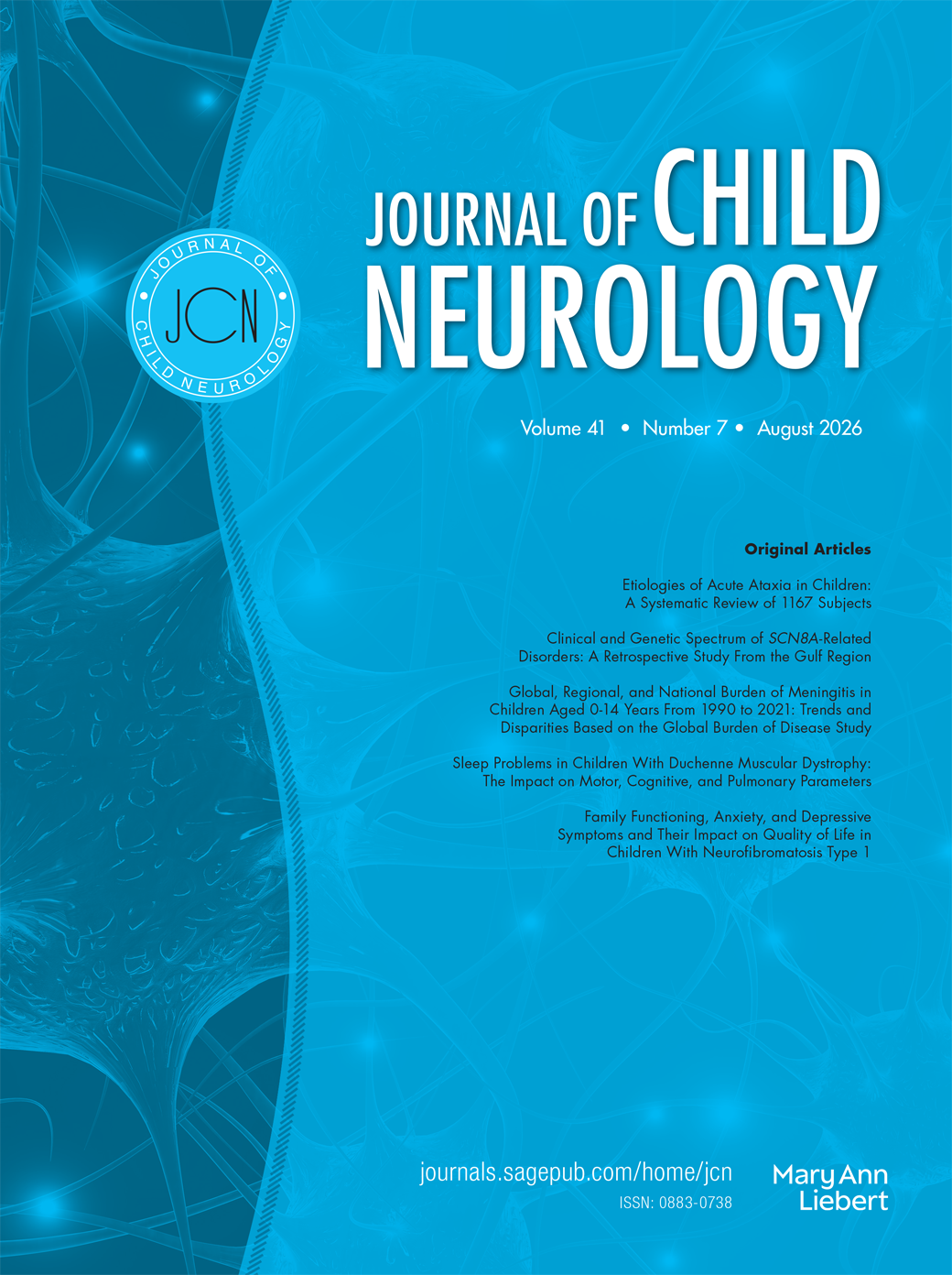 Journal of Child Neurology journal cover