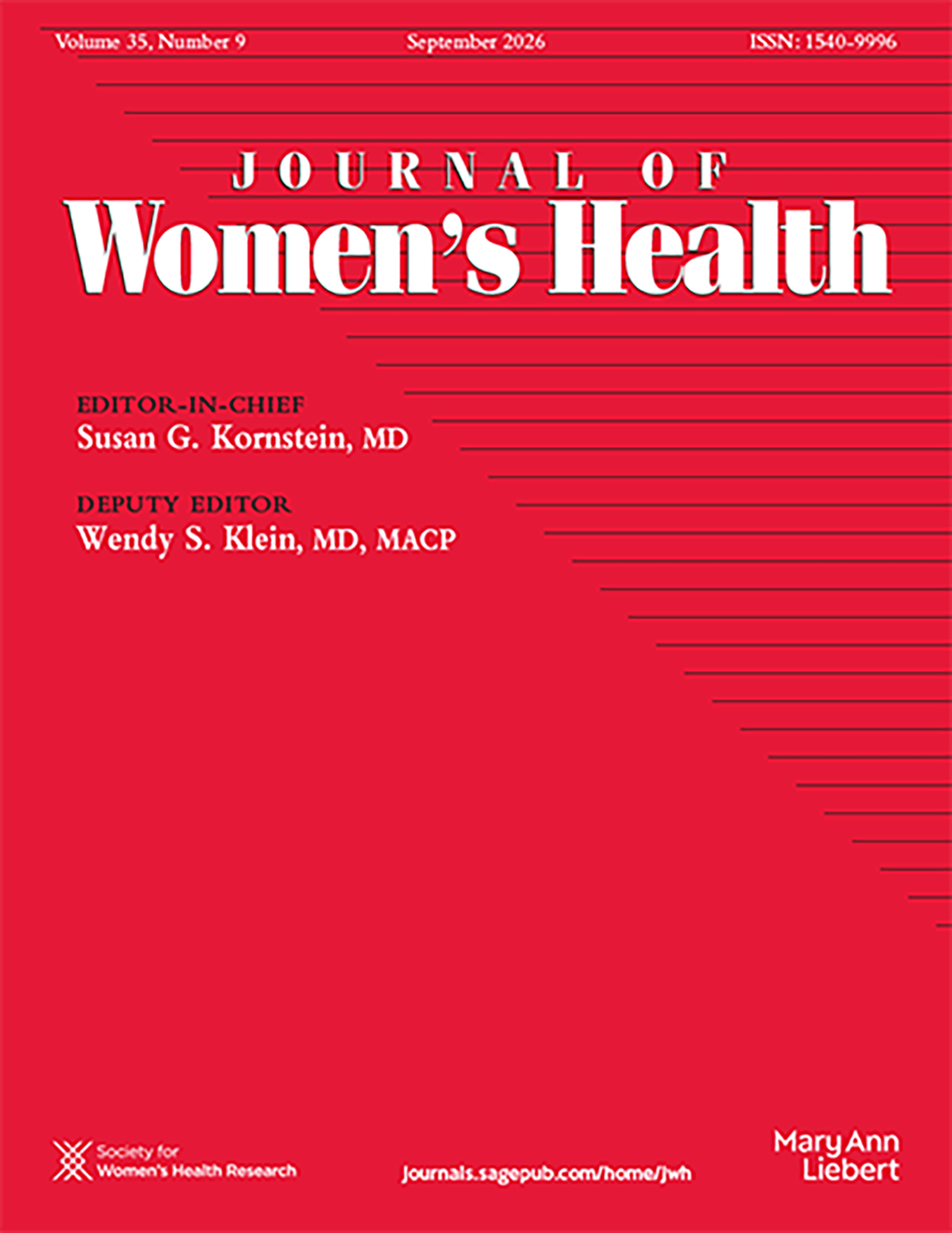 Journal of Women's Health journal cover