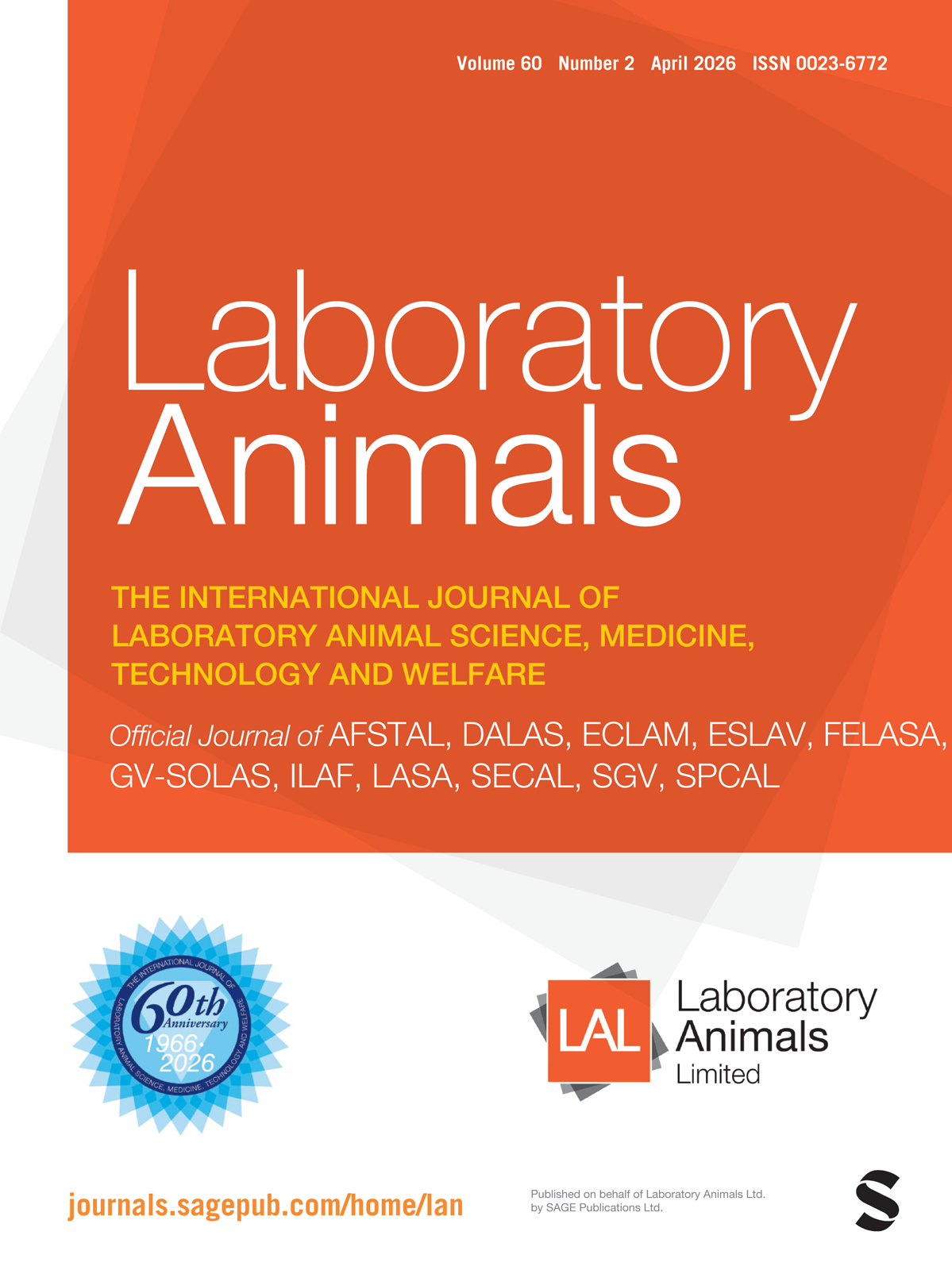 Laboratory Animals journal cover