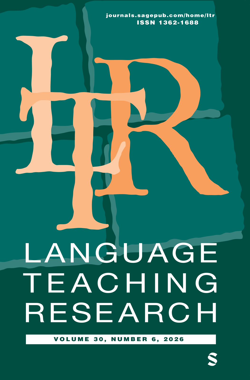 Language Teaching Research journal cover