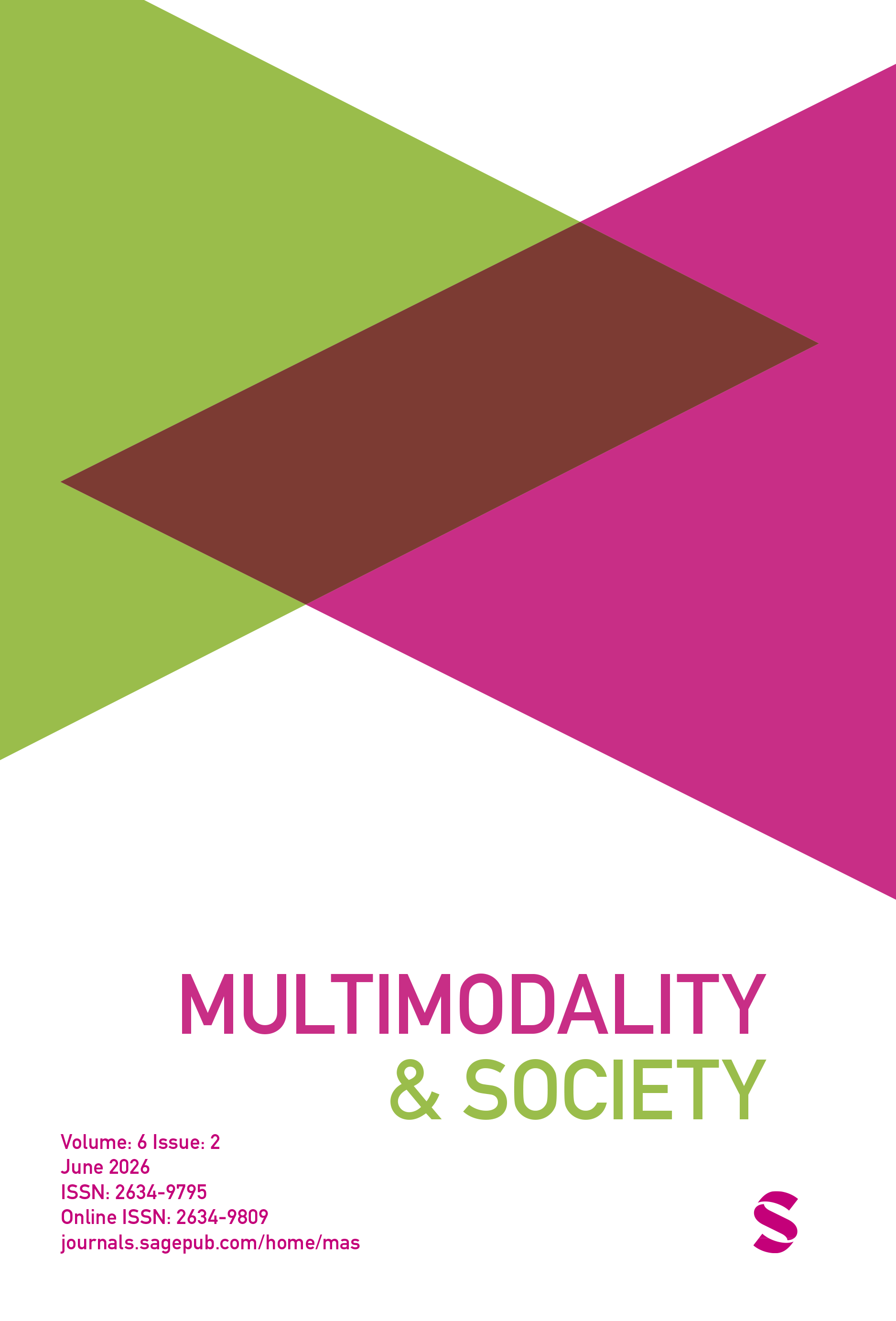 Multimodality & Society journal cover