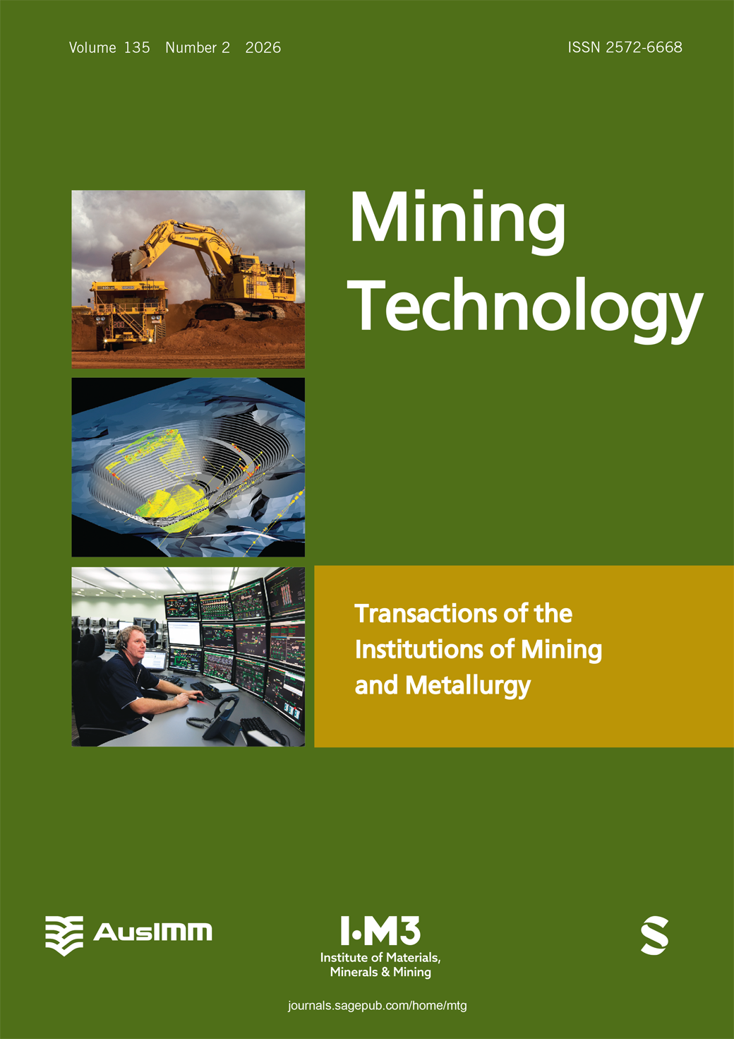 Mining Technology: Transactions of the Institutions of Mining and Metallurgy journal cover