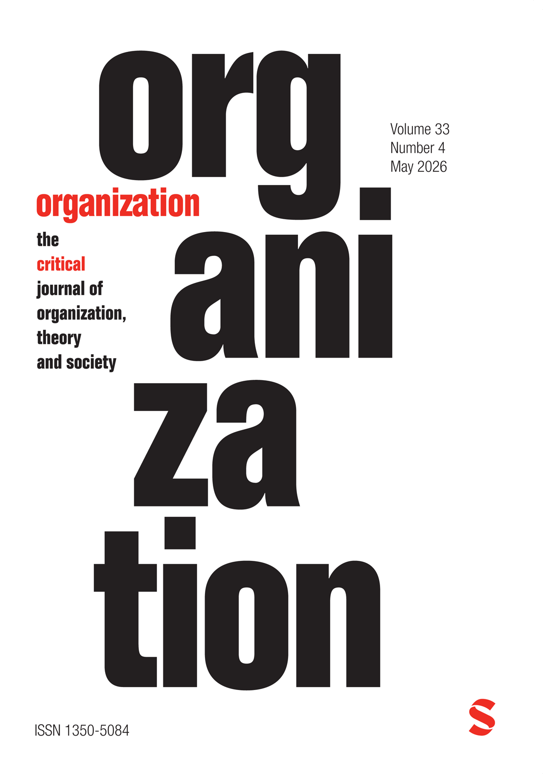 Organization journal cover