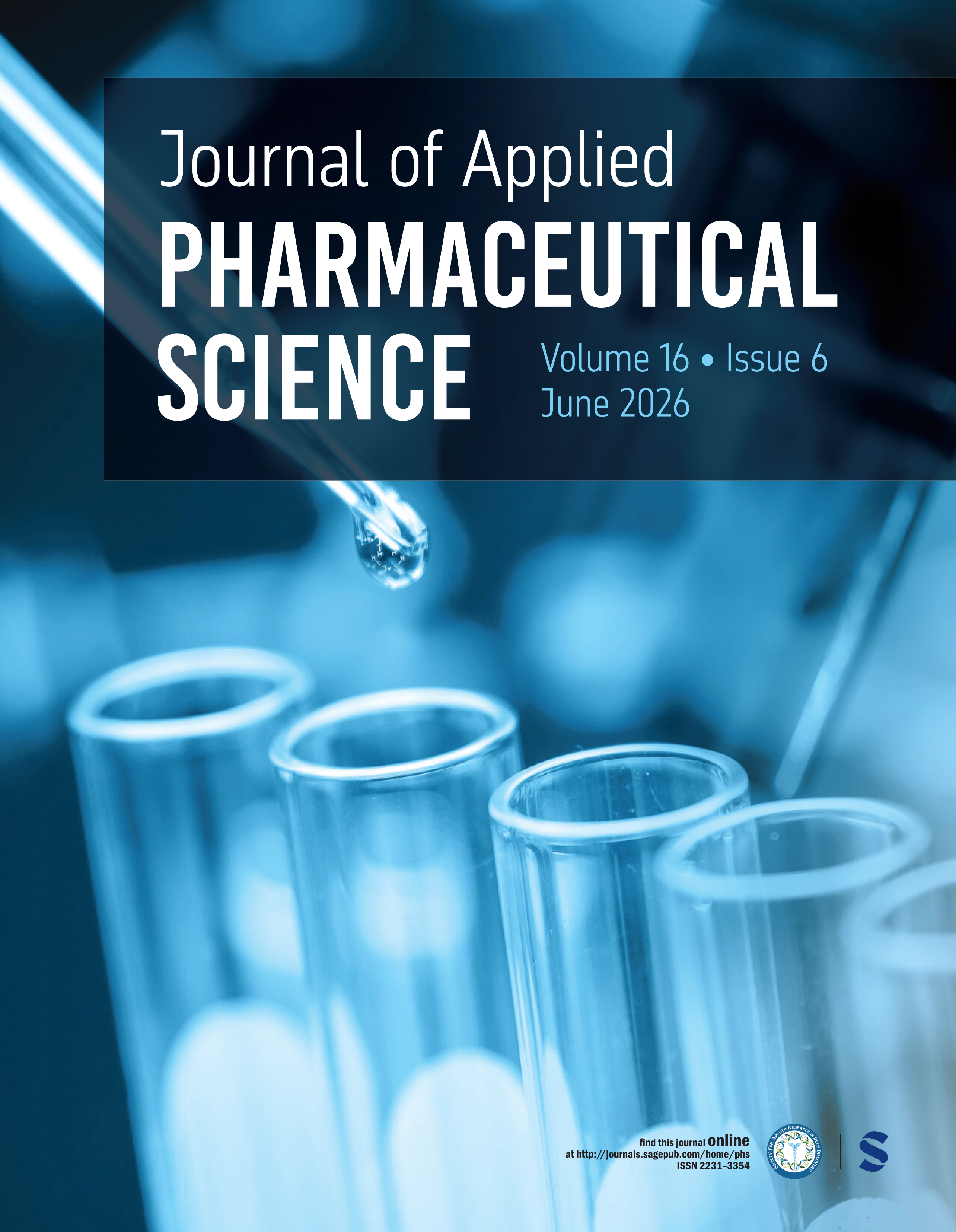 Journal of Applied Pharmaceutical Science journal cover