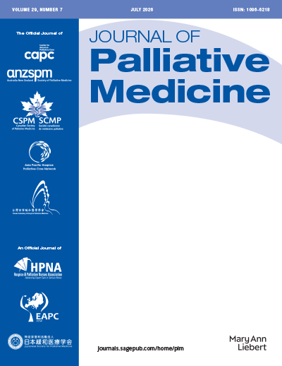 Journal of Palliative Medicine journal cover
