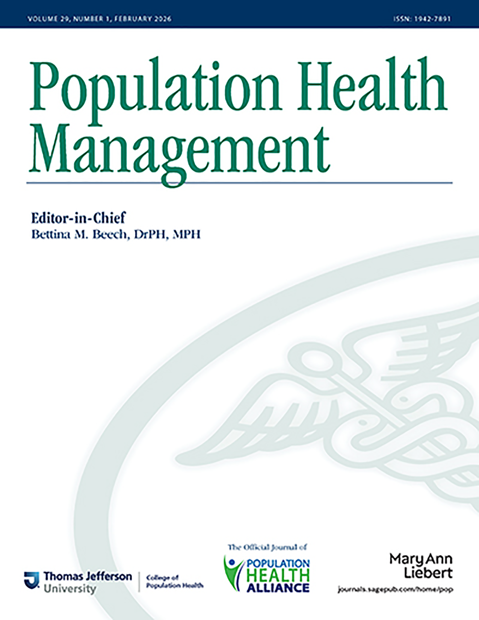 Population Health Management journal cover