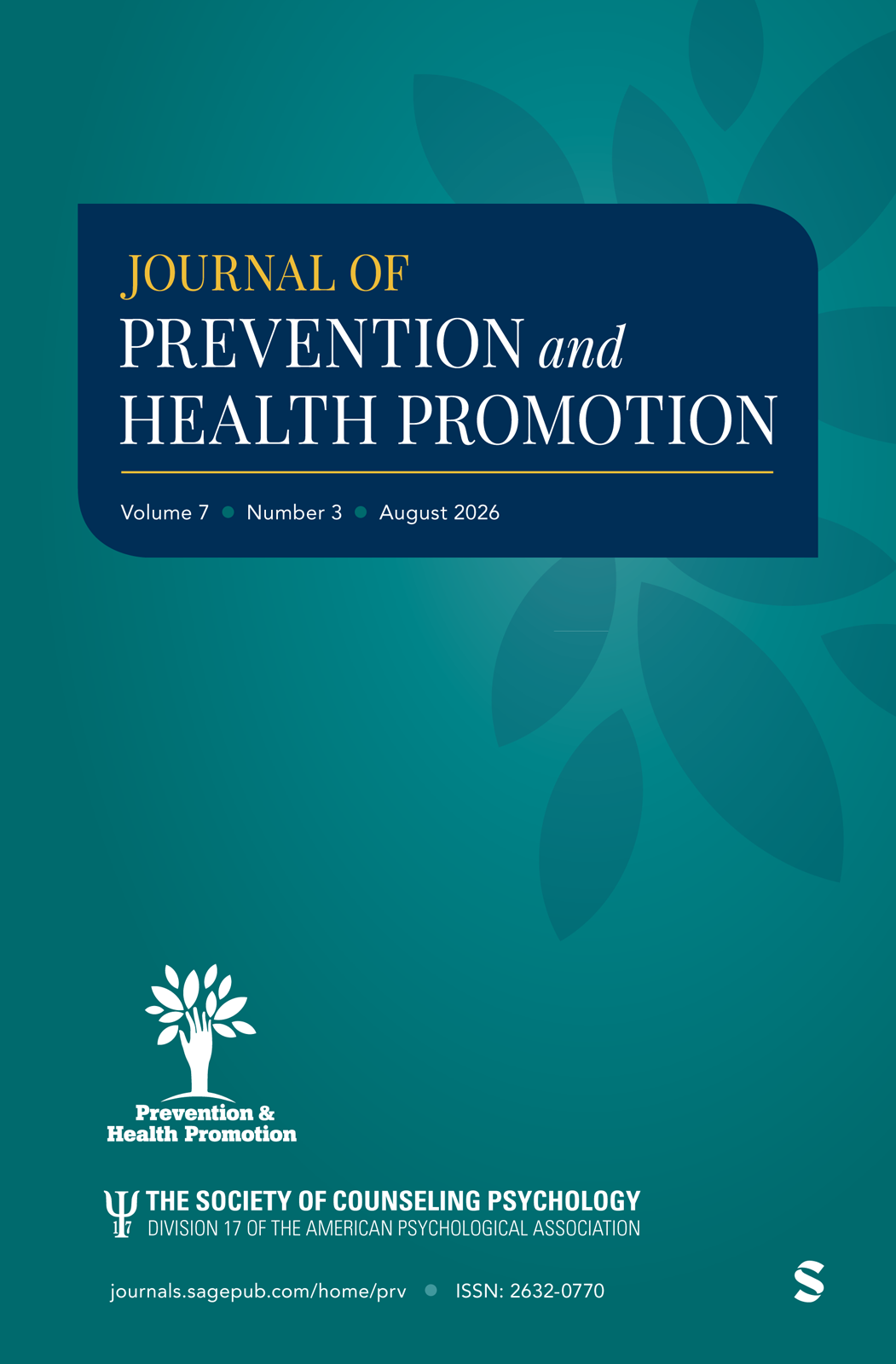 Journal of Prevention and Health Promotion journal cover