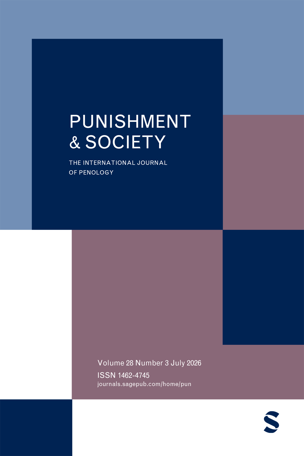 Punishment & Society journal cover