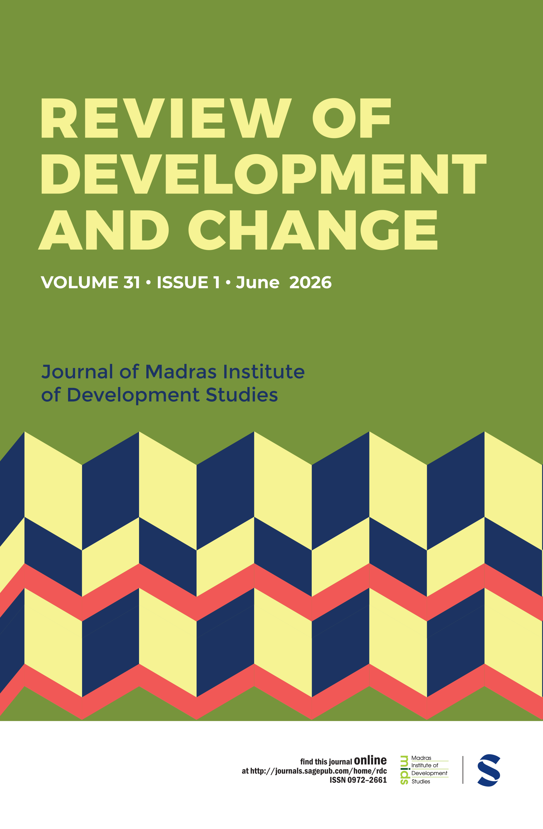 Review of Development and Change journal cover