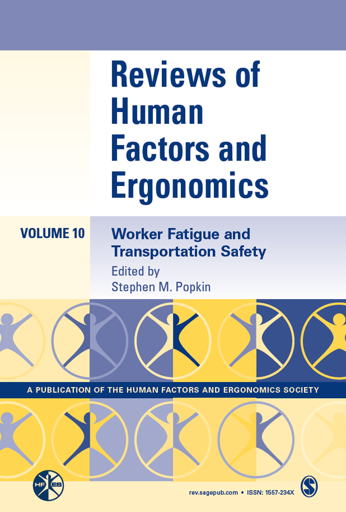 Reviews of Human Factors and Ergonomics journal cover