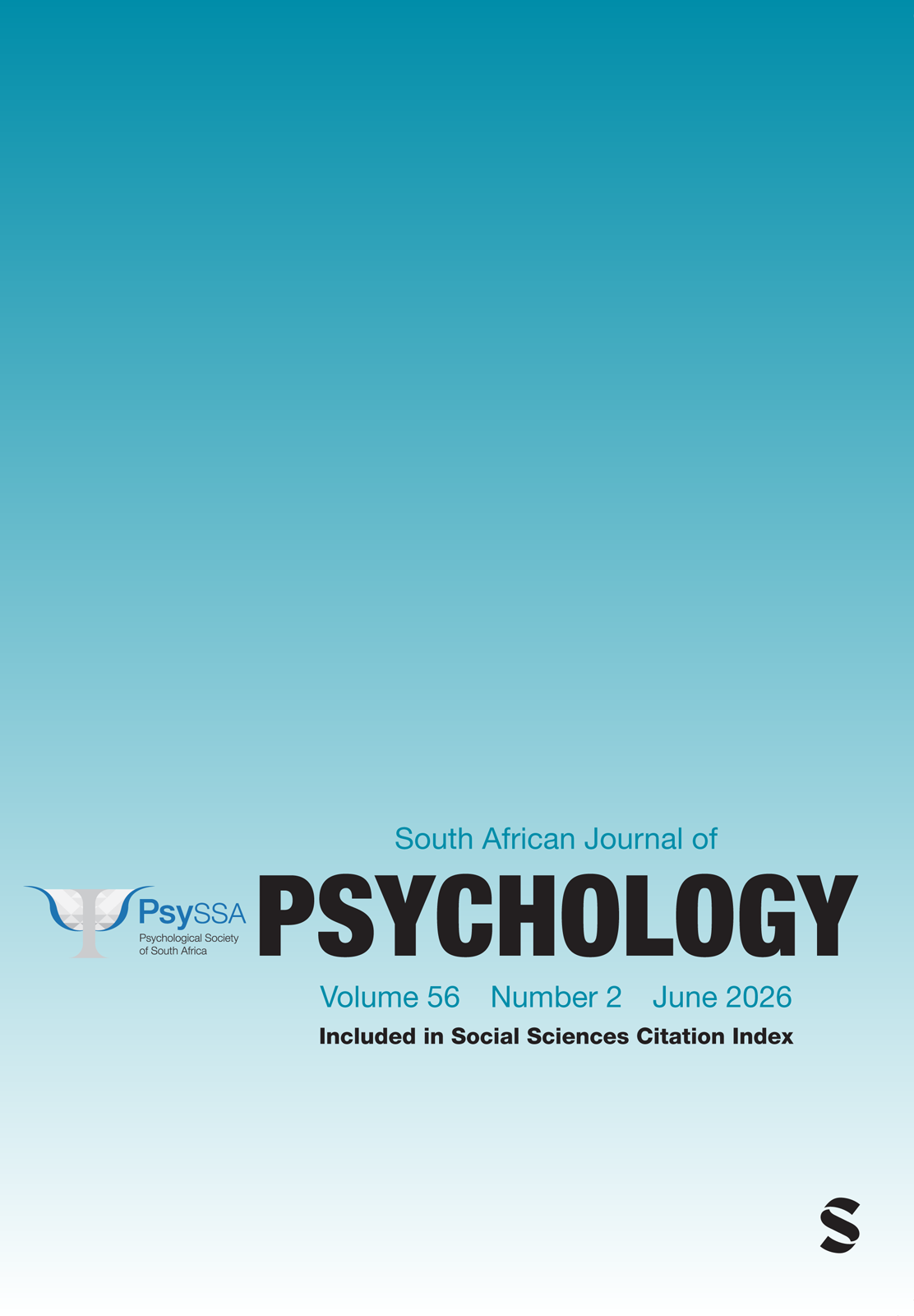 South African Journal of Psychology journal cover