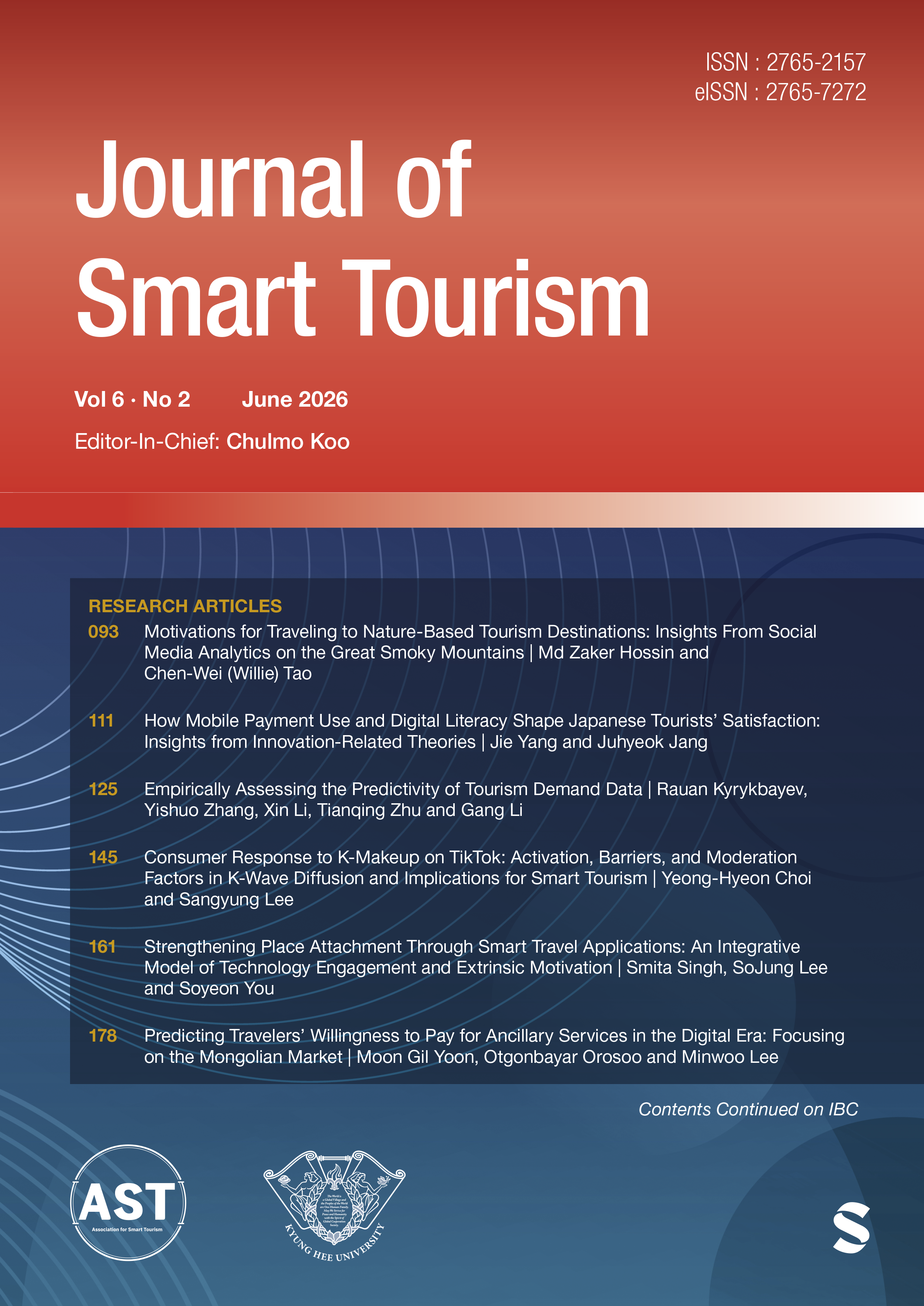 Journal of Smart Tourism journal cover