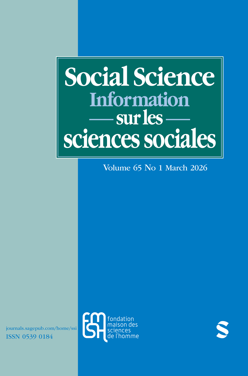 Social Science Information journal cover