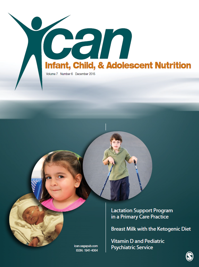 ICAN: Infant,Child,& Adolescent Nutrition journal cover